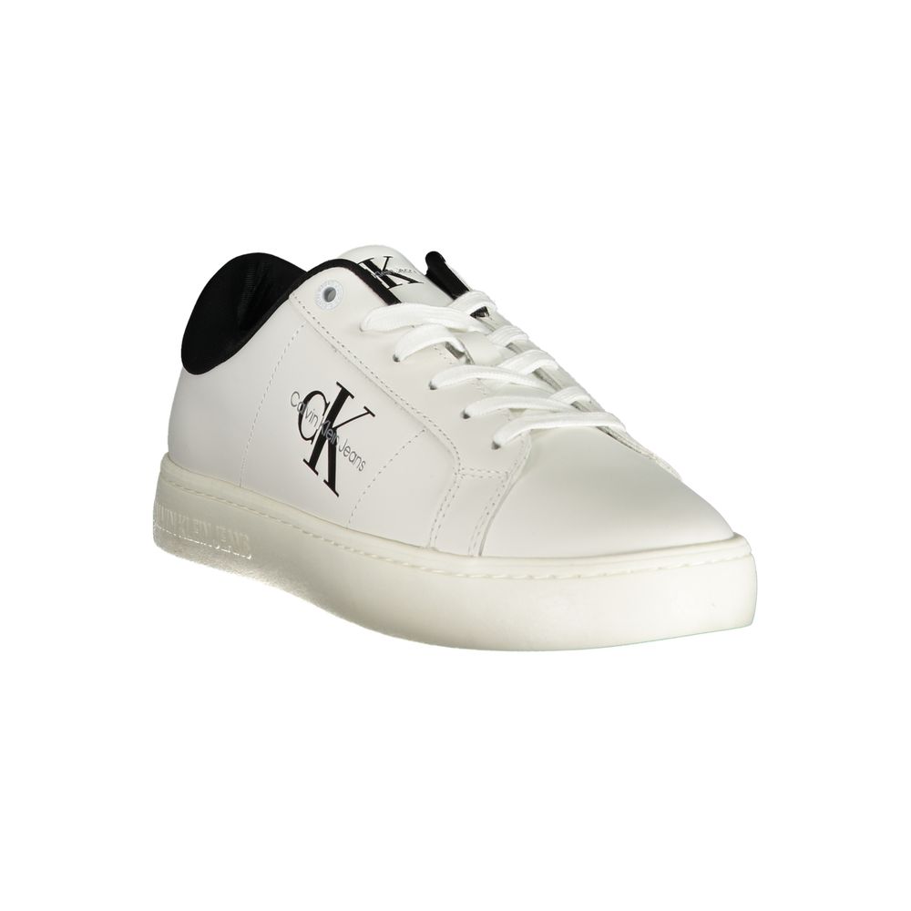 Calvin Klein Bianco Polyurethane Men Sneaker