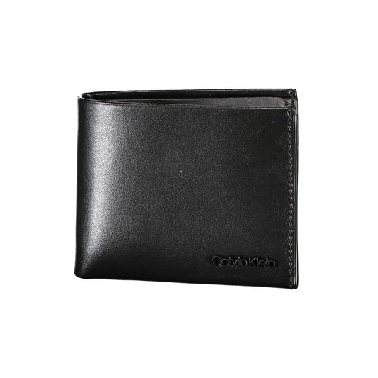 Calvin Klein Black Leather Wallet Calvin Klein