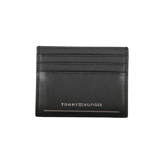 Tommy Hilfiger Black Leather Wallet Tommy Hilfiger
