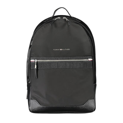 Tommy Hilfiger Black Polyester Backpack Tommy Hilfiger