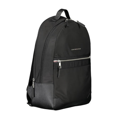 Tommy Hilfiger Black Polyester Backpack Tommy Hilfiger