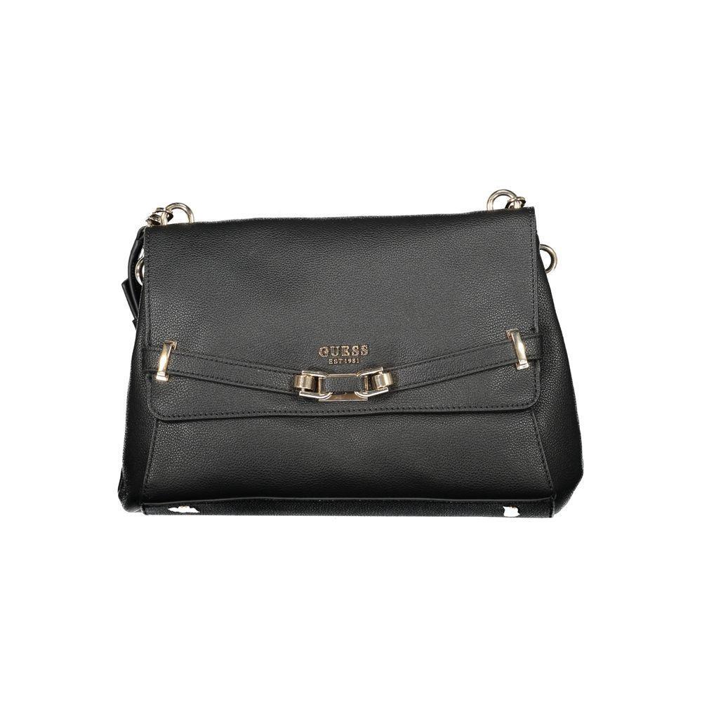 Guess Jeans Black Polyethylene Handbag GU-33951