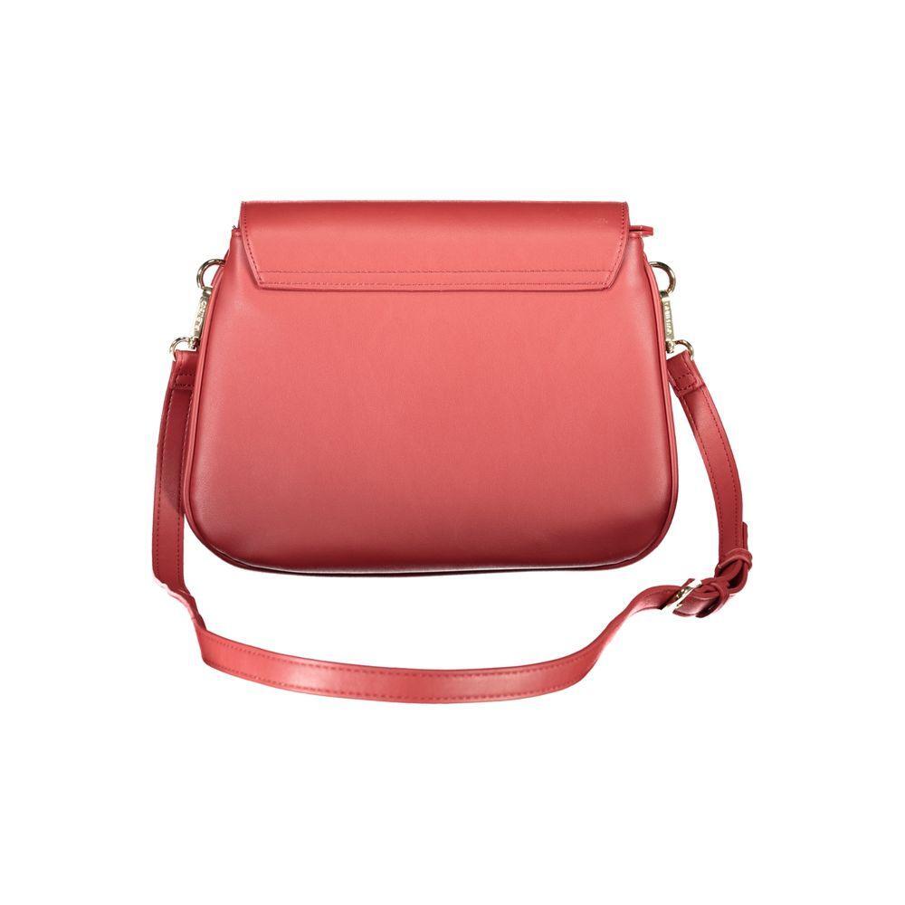 Front view with bag zipped and handles upright.