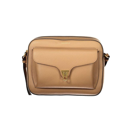 Coccinelle Brown Leather Handbag CO-35341