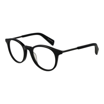 Yohji Yamamoto Black Plastic Glasses (Frames) 1728,67345776800,Accessories,Black,Glasses (Frames) - Glasses and Sunglasses - Accessories,Glasses and Sunglasses - Accessories,Men,New with tags,Yohji Yamamoto