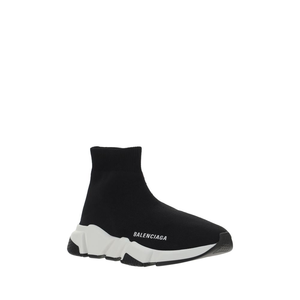 Balenciaga Black Polyester Athletic Sneakers