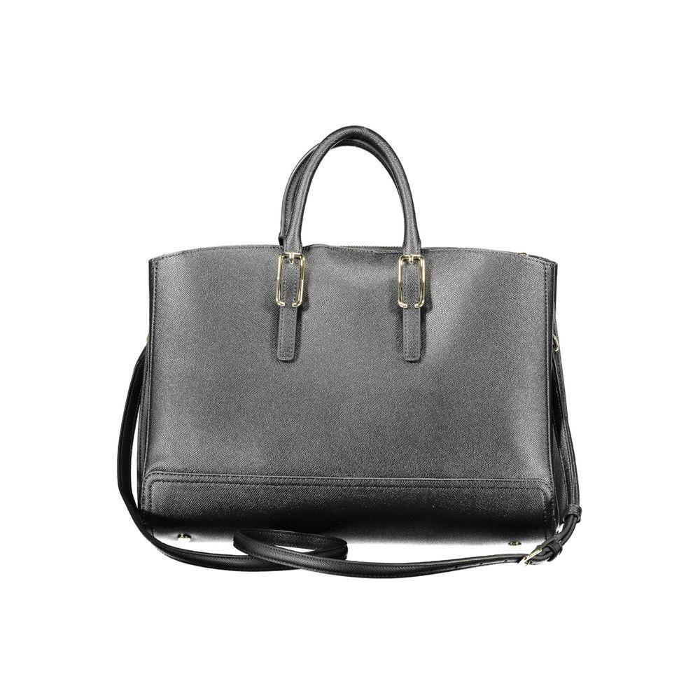Tommy Hilfiger Black Polyethylene Handbag TO-10040