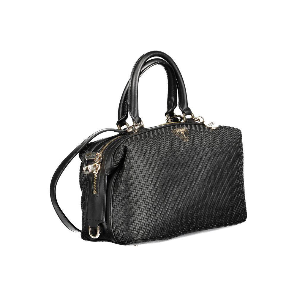Front view with bag zipped and handles upright.