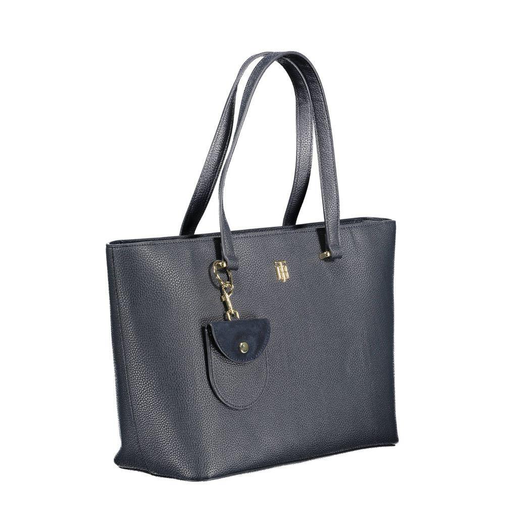 Tommy Hilfiger Blue Polyethylene Handbag TO-11655