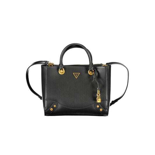 Guess Jeans Black Polyethylene Handbag