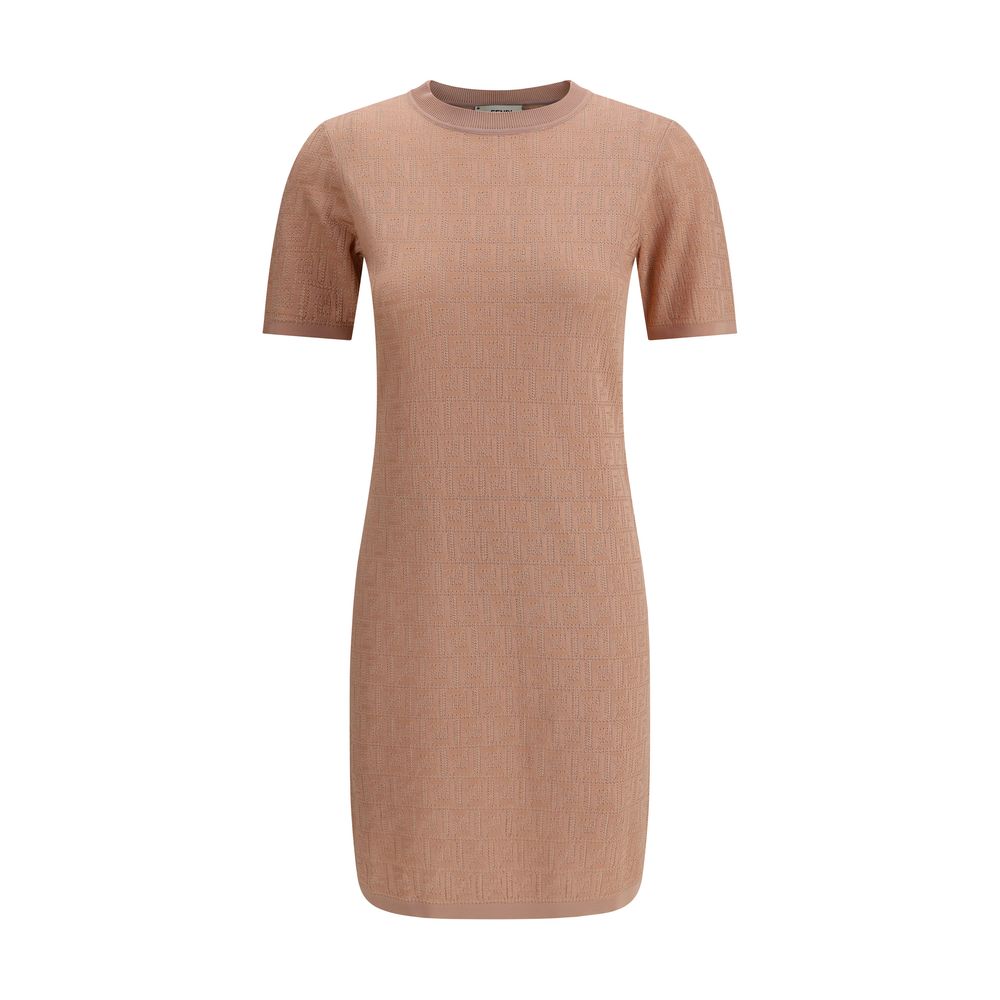 Fendi Multicolor Cotton Casual Dress