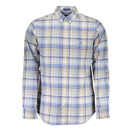 Gant Azzurro Organic Cotton Men Shirt