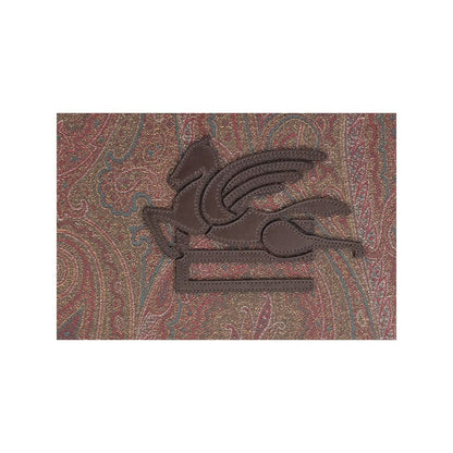 Etro Multicolor Cotton Clutch Bag