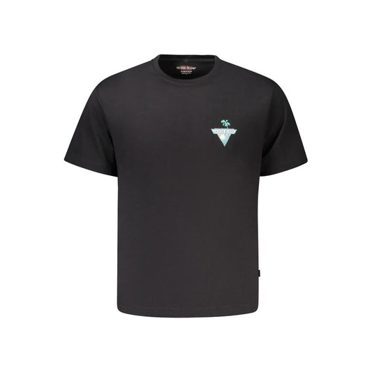 Guess Jeans Black Organic Cotton Men's T-Shirt