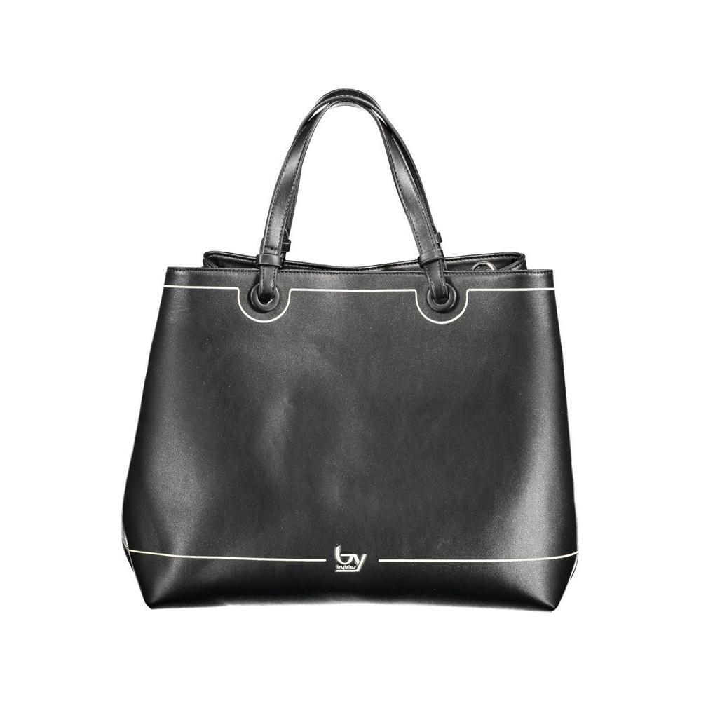 Front view with bag zipped and handles upright.