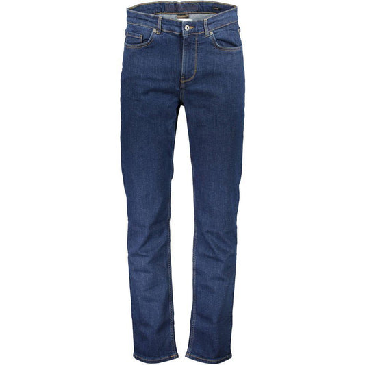 Napapijri Blue Cotton Jeans & Pant NA-21704-W31