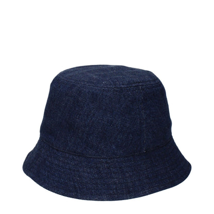 Isabel Marant Blue Cotton Bucket Hat Isabel Marant