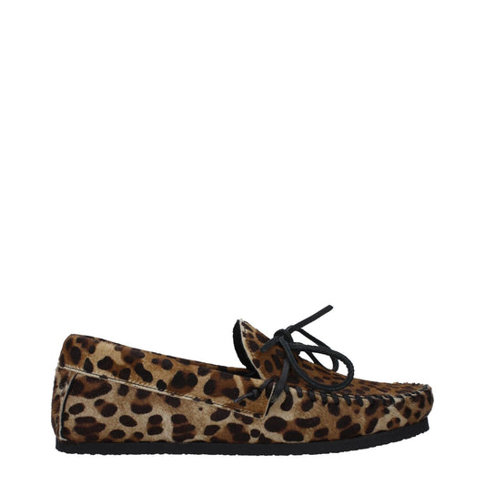 Isabel Marant Brown Horsehair Slip-On Loafers Isabel Marant