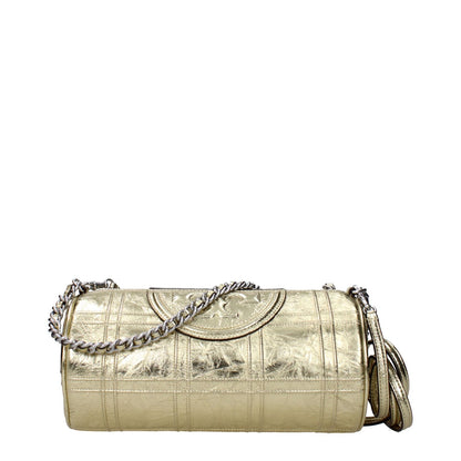 Tory Burch Gold Leather Shoulder Bag Tory Burch