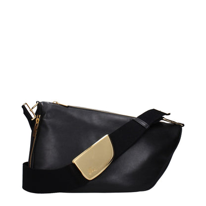 Burberry Black Leather Crossbody Bag Burberry