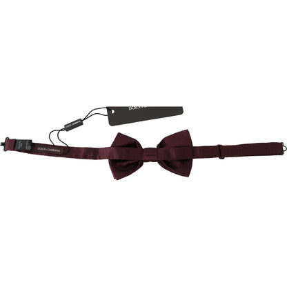 Dolce & Gabbana Silk Polka Dot Adjustable Neck Bow Tie Papillon Dolce & Gabbana