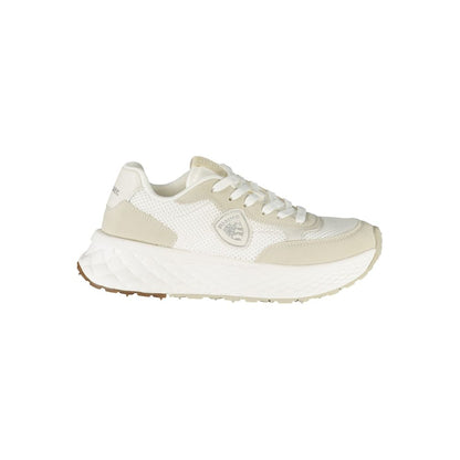 Blauer White Polyurethane Women Sneaker