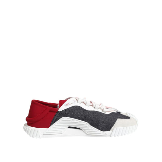 Dolce & Gabbana Multicolor Lace Up Low Top NS1 Sneaker Shoes