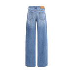 Ermanno Scervino Wide leg Jeans ER-D477P367GKW94037-IT38 | S