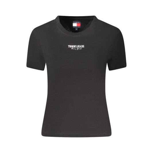 Tommy Hilfiger Black Cotton Women T-Shirt 1728,67403481248,Black,Clothing,L,M,New with tags,S,T-Shirts - Clothing,T-Shirts - T-Shirts - Clothing,Tommy Hilfiger,Women,XL