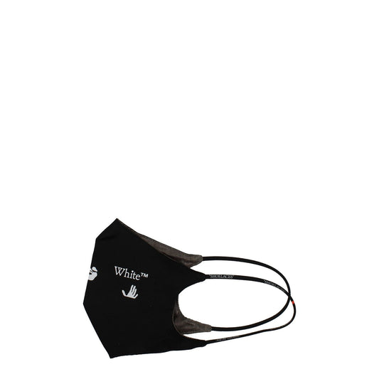 Off-White Black Cotton Facemask