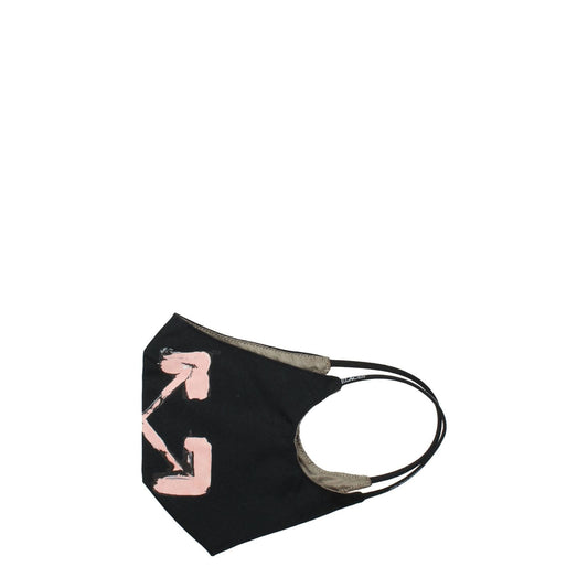 Off-White Black Cotton Facemask