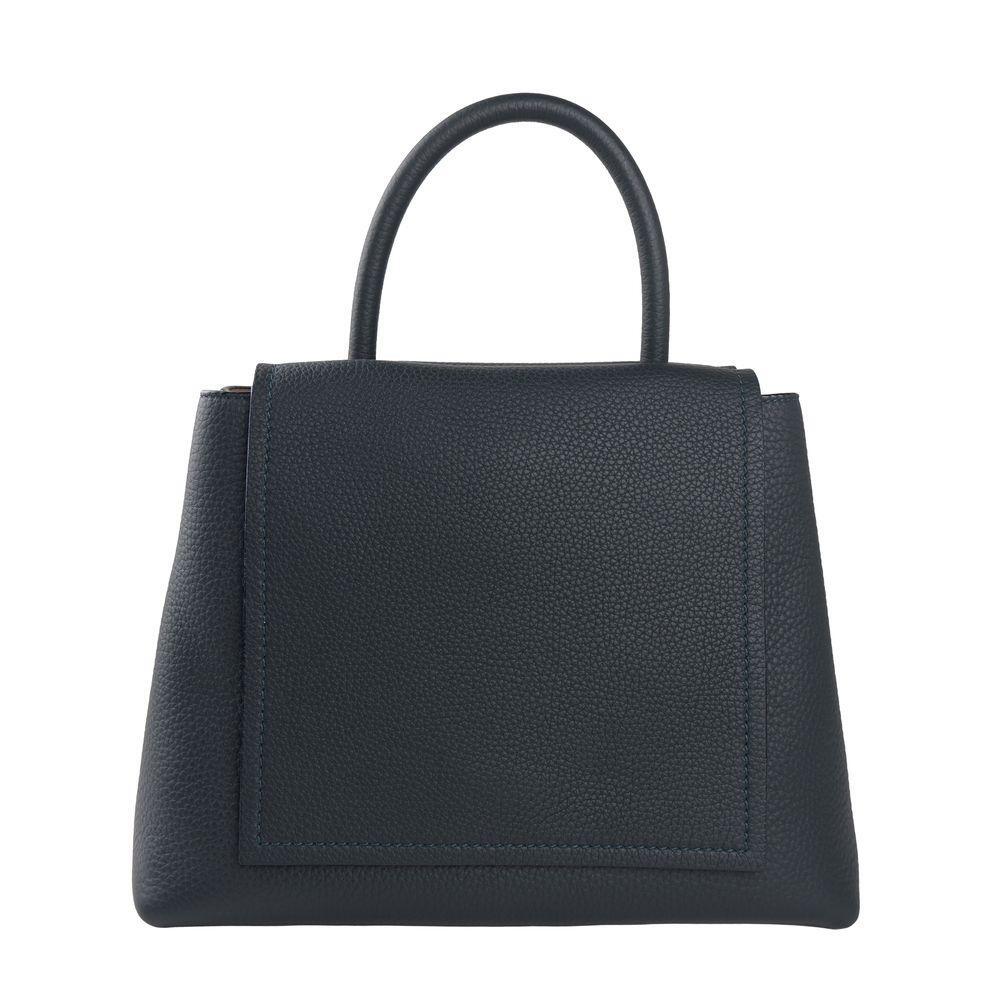 Front view with bag zipped and handles upright.