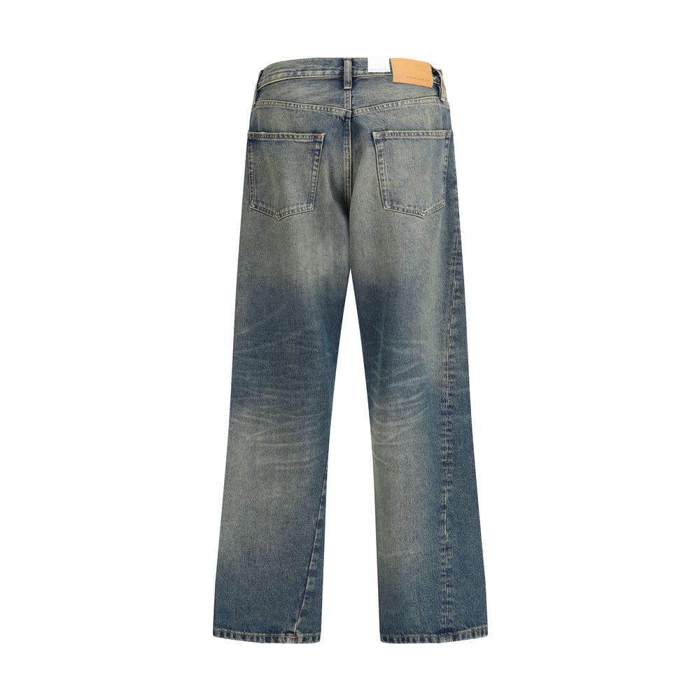 Sunflower Blue Cotton Jeans Denim
