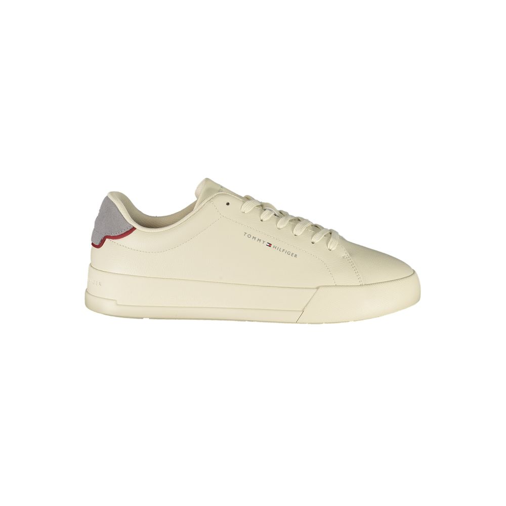 Tommy Hilfiger Beige Polyurethane Men Sneaker 1728,67403481248,Athletic - Sneakers - Shoes,Beige,EU40/US7,EU41/US8,EU42/US9,EU43/US10,EU44/US11,EU45/US12,EU46,Men,New with tags,Shoes,Sneakers - Shoes,Tommy Hilfiger