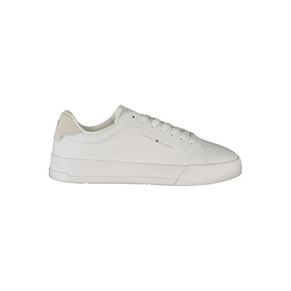 Tommy Hilfiger White Polyurethane Men Sneaker 1728,67403481248,Athletic - Sneakers - Shoes,EU40/US7,EU44/US11,Men,New with tags,Shoes,Sneakers - Shoes,Tommy Hilfiger,White
