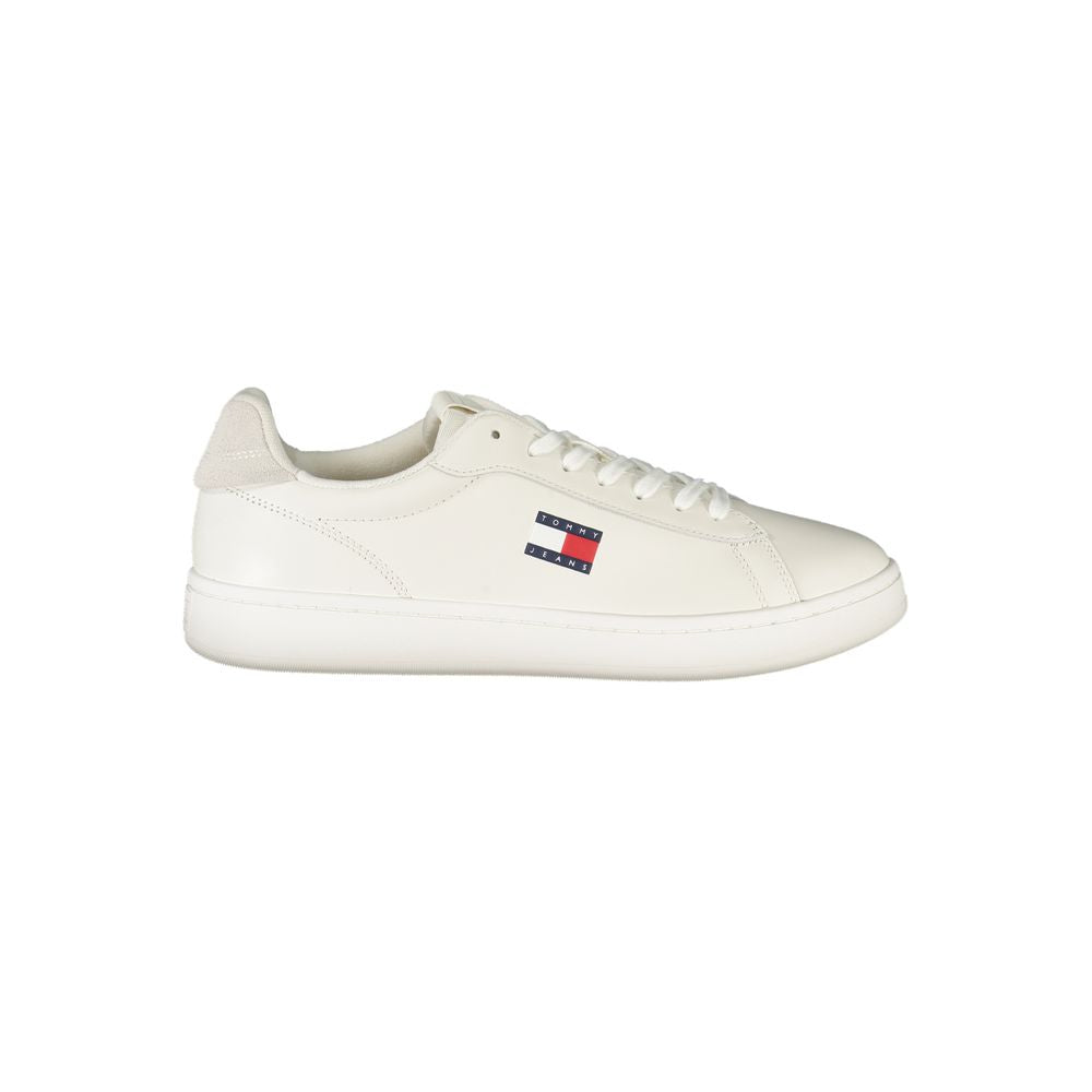 Tommy Hilfiger Bianco Polyurethane Men Sneaker 1728,67403481248,Athletic - Sneakers - Shoes,EU40/US7,EU41/US8,EU42/US9,EU43/US10,EU44/US11,EU45/US12,EU46,Men,New with tags,Shoes,Sneakers - Shoes,Tommy Hilfiger,White