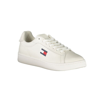 Tommy Hilfiger Bianco Polyurethane Men Sneaker 1728,67403481248,Athletic - Sneakers - Shoes,EU40/US7,EU41/US8,EU42/US9,EU43/US10,EU44/US11,EU45/US12,EU46,Men,New with tags,Shoes,Sneakers - Shoes,Tommy Hilfiger,White