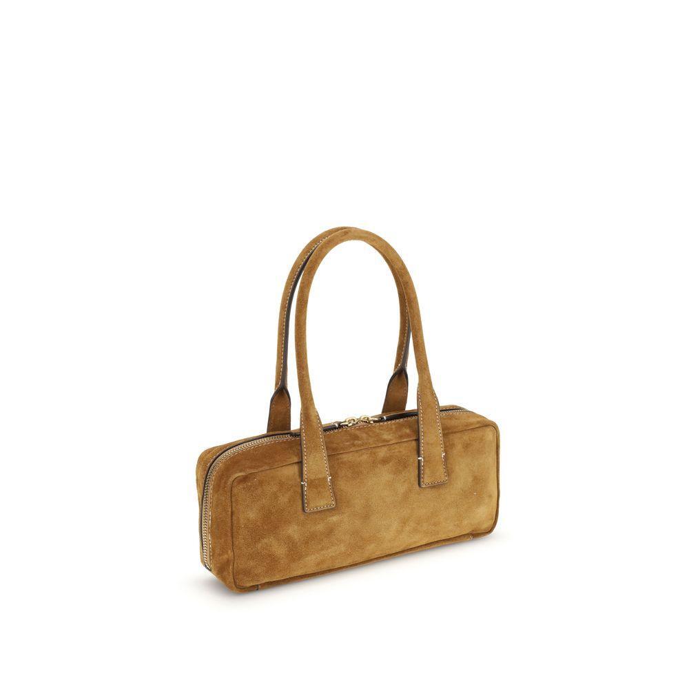 Front view with bag zipped and handles upright.