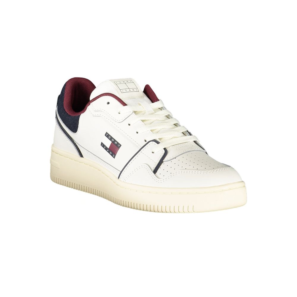 Tommy Hilfiger Bianco Polyurethane Men Sneaker 1728,67403481248,Athletic - Sneakers - Shoes,EU40/US7,EU41/US8,EU42/US9,EU43/US10,EU44/US11,EU45/US12,EU46,Men,New with tags,Shoes,Sneakers - Shoes,Tommy Hilfiger,White