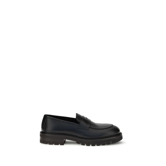 Ferragamo Black Rubber Slip-On Loafers 1728,72470364320,Black,EU39/US6,EU40/US7,EU41.5/US8.5,EU42.5/US9.5,EU42/US9,EU43/US10,EU44/US11,Ferragamo,Loafers - Shoes,Men,New with tags,Shoes,Slip-On Loafers - Loafers - Shoes