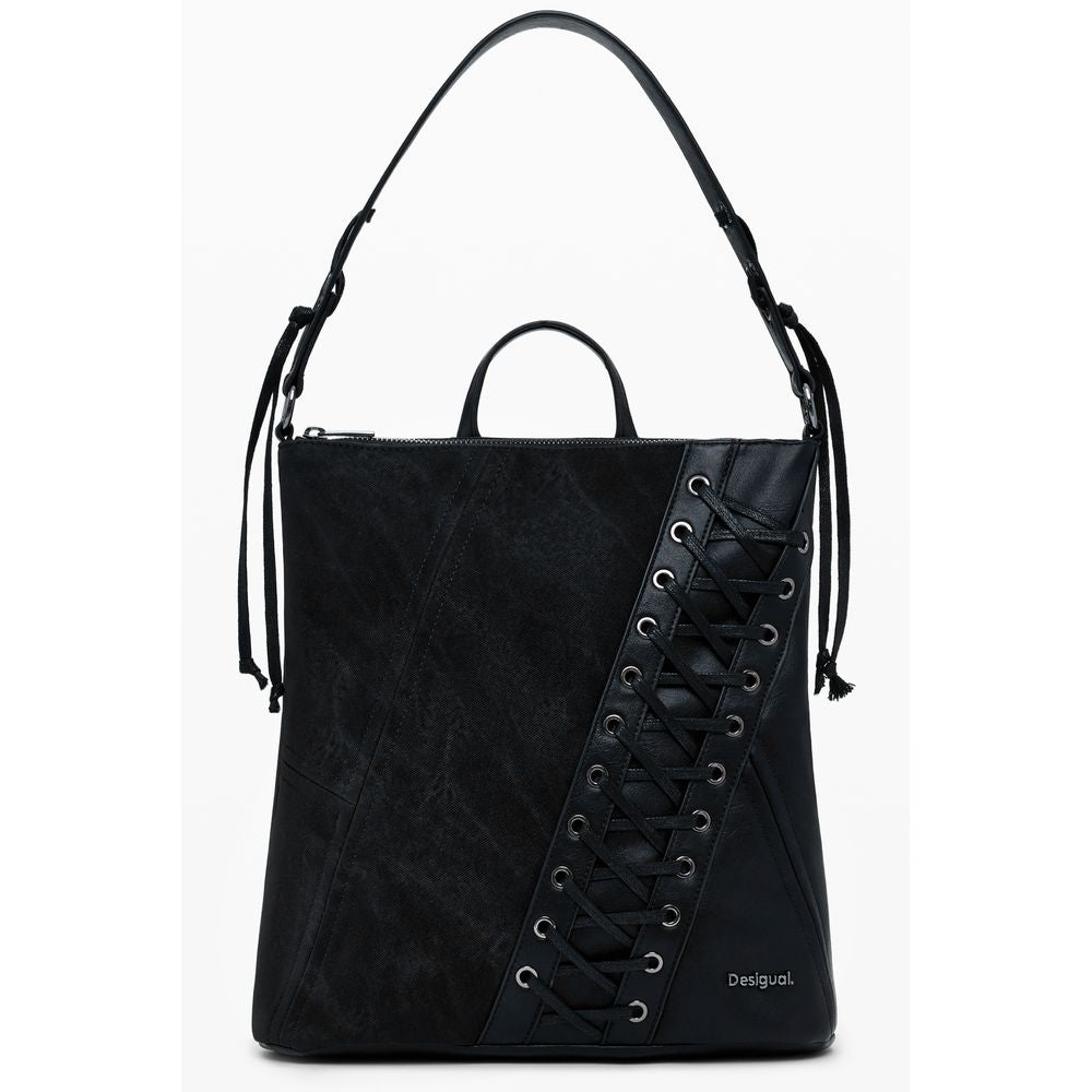 Desigual Black Polyethylene Backpack