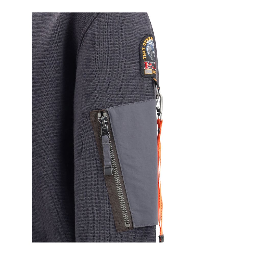 Parajumpers Gray Cotton Sweatshirt