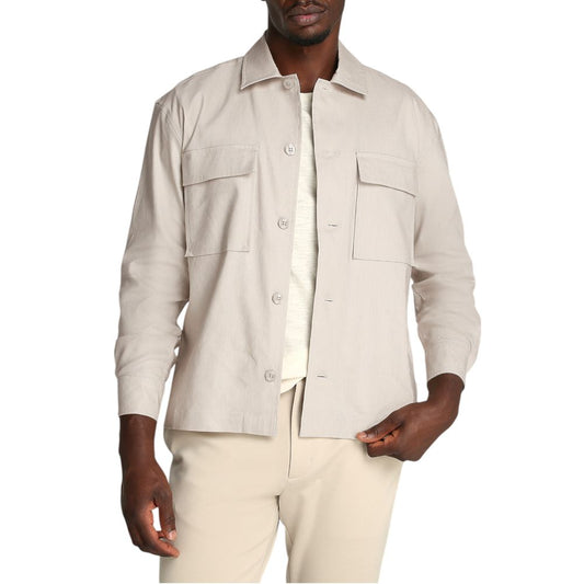 Calvin Klein Beige Lyocell Coat