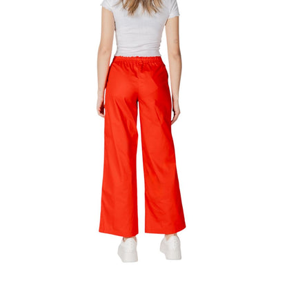 Only Multicolor Cotton Casual Pants