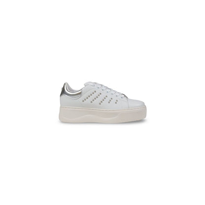 Cult White Leather Low Top Sneakers