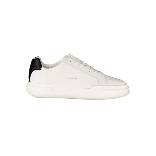 Calvin Klein Bianco Leather Men Sneaker 1728,67403481248,Athletic - Sneakers - Shoes,Calvin Klein,EU40/US7,EU41/US8,EU42/US9,EU43/US10,EU44/US11,EU45/US12,Men,New with tags,Shoes,Sneakers - Shoes,White