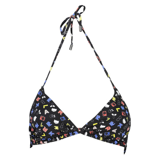 Karl Lagerfeld Black Polyamide Women's Swimsuit