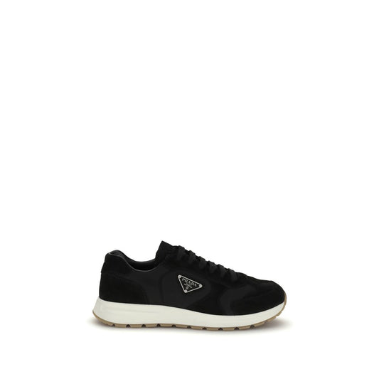 Prada Black Recycled Polyamide Athletic Sneakers Prada