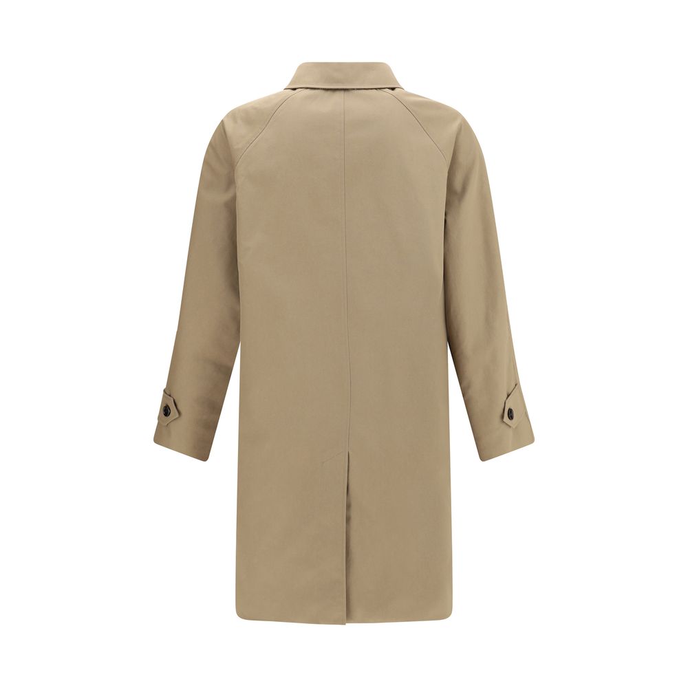 Burberry Brown Cotton Coat