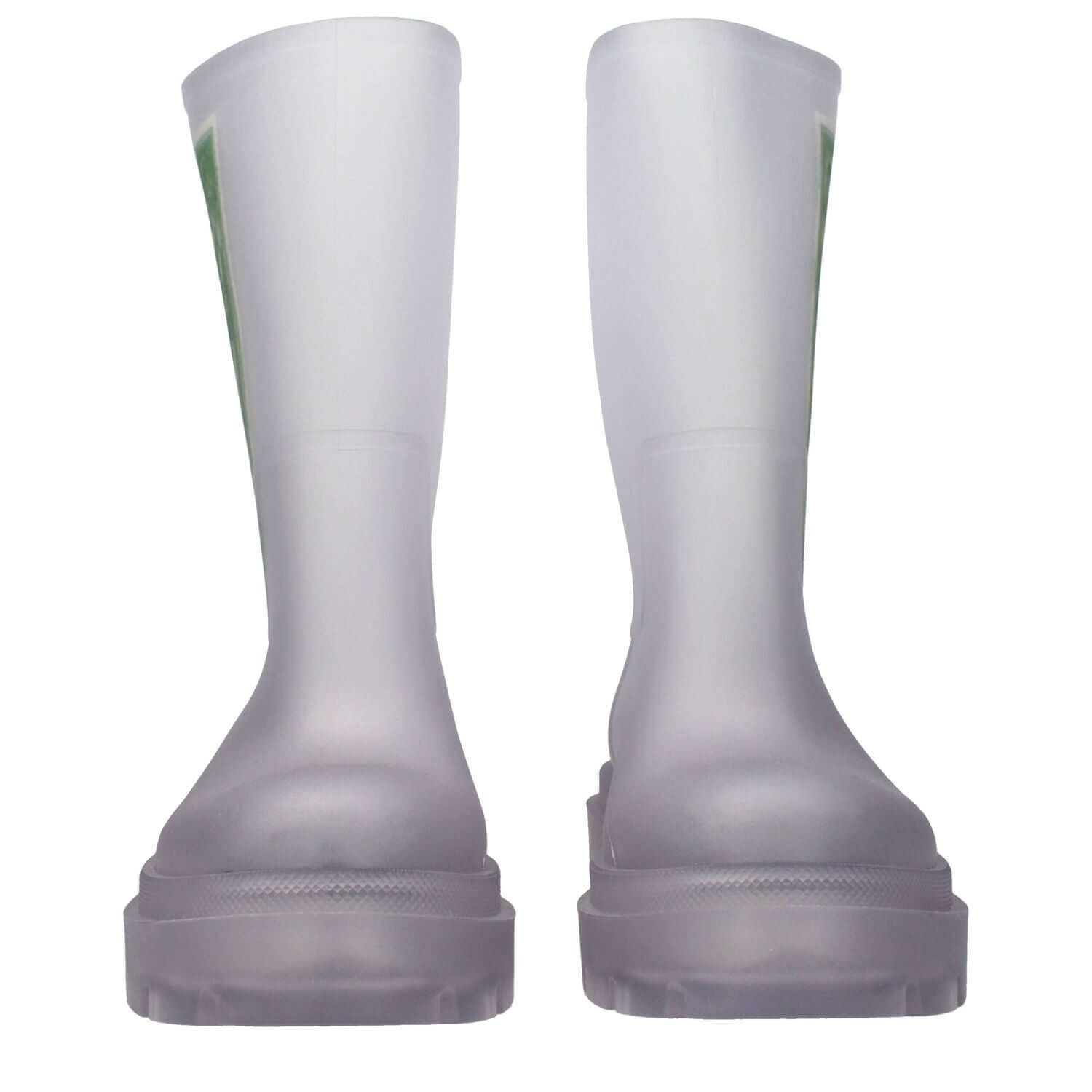 Off-White Transparent Pvc Ankle Boots